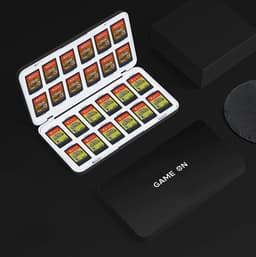 Xainy – Card case zwart geschikt voor Nintendo Switch of Switch 2 games | Switch-games opberghoes accessoires | Spellen game houder | Opberg travel box / opbergbox voor OLED / Lite consoles | Beschermhoes 24 game card slots — thumbnail 2