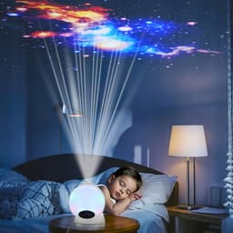 Upgrade Sterrenprojector - 13-in-1 Galaxy Lamp met Bluetooth Speaker & Slaapgeluiden — thumbnail 4