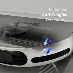 EZVIZ RS20 Pro - Robotstofzuiger met Dweilfunctie - 7200 Pa Zuigkracht, Laser Navigatie, 0,35 L Stofreservoir, 220 min Accu - Automatisch Stofreservoir Legen - Wi-Fi Appbediening - Compatibel met Google Assistant & Alexa — thumbnail 3