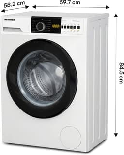 Heinner HWM-VT2914IVCHA+++ Wasmachine 9 kg – 15 Wasprogramma’s – Anti-kreukfunctie – Digitaal Display – 1400 tpm – Energieklasse A – Wit – 5 Jaar Garantie — thumbnail 4