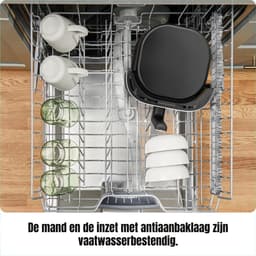 MIRA® Mini Airfryer - Airfryer - Airfryer Klein - Grijs - ‎‎22cmx 26cmx 26cm; 2.3 kg — thumbnail 3