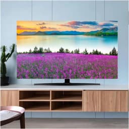 TV Beschermhoes - Stofhoes Decoratie - Buiten Gebruik - Zachte Fleece Stof - 32-70 Inch - Universeel — thumbnail 4