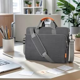 Beschermhoes voor 14 inch laptop - Schokabsorberend met meerdere vakken en draagriem — thumbnail 6