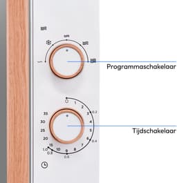 MEDION Magnetron (houtlook, 20 liter, 700 watt, spiegelende deur, 5 vermogensstanden, ontdooifunctie, timer, MD10596) wit — thumbnail 15