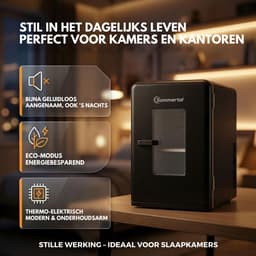 Sommertal KS15 - Mini-Koelkast voor Koelen en Verwarmen - Inhoud 15L - Stopcontact en 12V auto — thumbnail 4