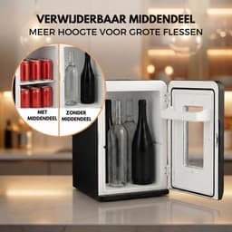 Sommertal KS15 - Mini-Koelkast voor Koelen en Verwarmen - Inhoud 15L - Stopcontact en 12V auto — thumbnail 8