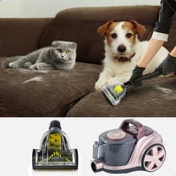 AG3300 Stofzuiger Zonder Zak - Stofzuigers - Vacuum Cleaner Zakloos - Geschikt Voor Dierenharen - Sterke Zuigkracht - HEPA Filter - Compact, Licht & Krachtig - Gemakkelijk Schoon Te Maken -Beige/Bruin — thumbnail 8