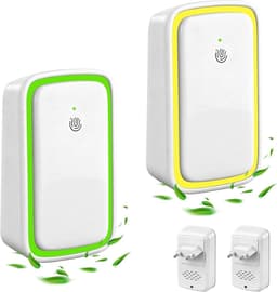 2-Pack Luchtreiniger Ionizer – Plug-in Negatieve Ionen Luchtreiniger voor Kantoor, Kamer, Badkamer en Huisdieren — thumbnail 1