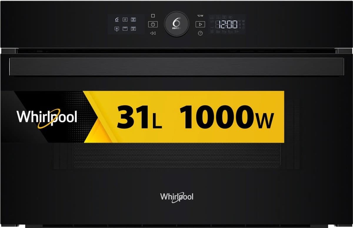 Whirlpool WMD44MB Zwart Grill-magnetron Ingebouwd 31 l 1000 W — afbeelding 1