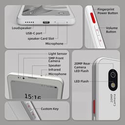 Mobiele Telefoon - Smartphone Epaper - Productief Werken - Android 14 OS - 61 Inch Scherm — thumbnail 2