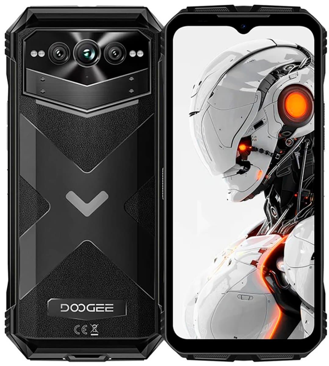 Doogee V-Max PRO NL – 6.58inch – Robuuste Smartphone – 5G – 32GB RAM – 512GB ROM – 108MP AI – 22000mAh – Android 14.0 - Zwart - Rugged Smartphone — afbeelding 1