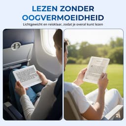 Veloura ereader - e reader met Hoesje voor E books - 32GB E-Readers - E-reader Nederlandstalig - Online luisterboeken & audio — thumbnail 9