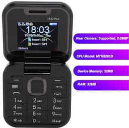 Opvouwbare 2G Mobiele Telefoon met 1,77 Inch Scherm en dubbele SIM — thumbnail 3
