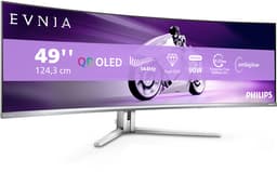 Philips Evnia 49M2C8900L - Ultrawide QD-OLED Curved Gaming Monitor - Ambiglow - KVM - USB-C 90w - 144hz - 49 inch — thumbnail 10