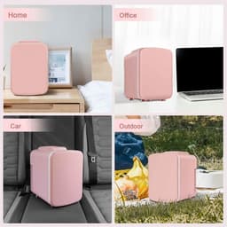 Skincare Fridge 4L - Organizer - Make up Koelkast - Beauty Fridge - Roze — thumbnail 3
