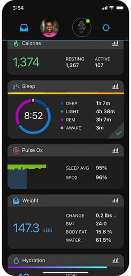 Garmin vivomove Trend - Smartwatch dames - 40mm- Mist Grey — thumbnail 9