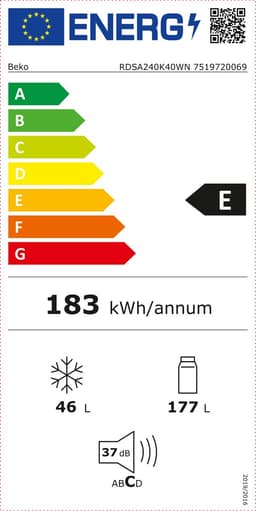 Beko RDSA240K40WN - Koel- vriescombinatie — thumbnail 2