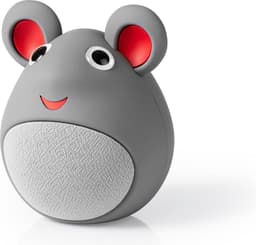 Nedis Bluetooth®-Speaker - Maximale batterijduur: 3 uur - Handheld Ontwerp - 9 W - Mono - Ingebouwde microfoon - Koppelbaar - Animaticks Melody Mouse - Grijs — thumbnail 7