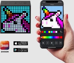 Divoom™ - Timebox Evo - Pixelart Bluetooth Speaker - Zwart Wekker — thumbnail 5