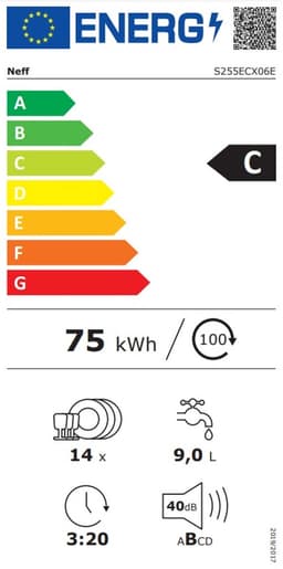 Neff S255ECX06E inbouw vaatwasser XXL | Open Dry | Home Connect | Power Zone — thumbnail 9
