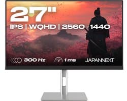 JAPANNEXT Gaming Monitor 27" IPS WQHD (2560x1440) 300Hz 1ms | JN-IPS27G300Q-HSP