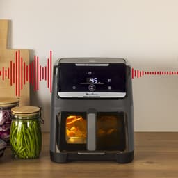 Moulinex Easy Fry Silence EZ846HF0 – Airfryer XXL – Extra stil – Inhoud 7L voor 8 personen – Automatische programma’s – Kijkvenster – Heteluchtfriteuse — thumbnail 5