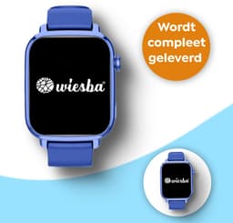 Wiesba WB13 Pro - smartwatch kinderen - gps horloge kind - kinderhorloge bellen - gps tracker kinderhorloge - kinderhorloge met gps - kinderhorloge - Blauw — thumbnail 1