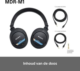 Sony MDR-M1 - Studio koptelefoon met gesloten achterkant - Zwart — thumbnail 16