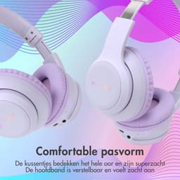 imoshion Kinder Koptelefoon LED - Bluetooth en Decibelbegrenzer - Draadloze Koptelefoon Kinderen — thumbnail 7
