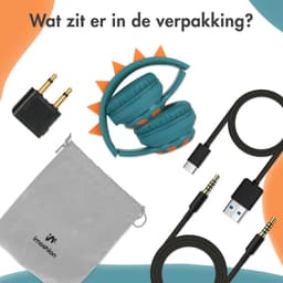 imoshion Kinder Koptelefoon Dino - Bluetooth en Decibelbegrenzer - Draadloze Koptelefoon Kinderen — thumbnail 9