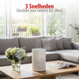 alpina Luchtreiniger met Ionisator - Air Purifier met HEPA Filter H11 - CADR: 240 m³/h - Air Cleaner voor Ruimtes tot 28 m² — thumbnail 7