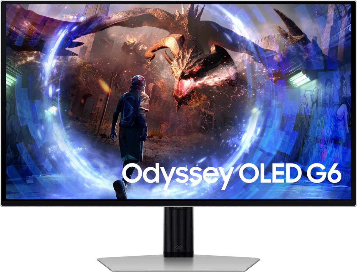 Samsung Odyssey G6 LS27DG602SUXEN - QHD - OLED - 0.03 ms - 360 Hz - 27 inch — afbeelding 1