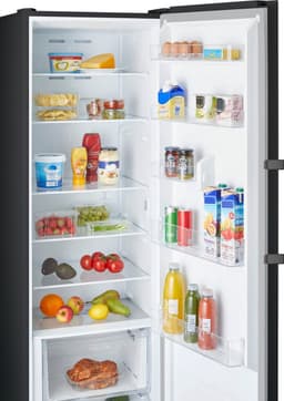 Inventum KK1850B energiezuinige koelkast 185 cm hoog - 362 liter - Kastmodel - Zonder vriesvak - Superkoelen - Energielabel C - Vrijstaand - Zwart — thumbnail 5