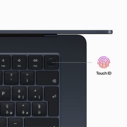 Apple Macbook Air (2023) MQKX3N/A - 15 inch - M2 - 512 GB - Middernacht — thumbnail 5