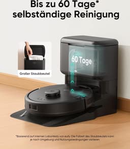eufy Clean L60 Robotstofzuiger met Zelflegende Station - Robot Vacuum Cleaner - 5000Pa Zuigkracht, iPath Laser Navigatie — thumbnail 7