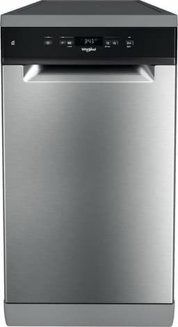 Whirlpool WSFC 3M27 X, Vrijstaand, Slimline (45 cm), Roestvrijstaal, Zwart, Knoppen, 1,3 m — thumbnail 4
