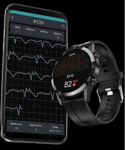 Belesy® Contact - Smartwatch Dames – Smartwatch Heren - Horloge – Stappenteller - Bloeddruk - 1.3 inch - Kleurenscherm - Full Touch - Bluetooth Bellen - Zilver - Staal - Moederdag — thumbnail 6