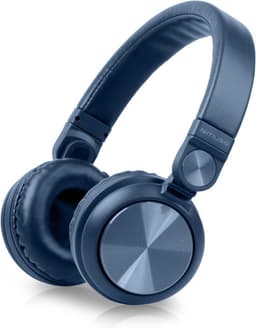 Muse M-276BTB - Draadloze bluetooth hoofdtelefoon, blauw — thumbnail 5