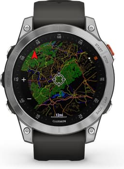 Garmin Epix Multisport Smartwatch - Helder amoled scherm - Geavanceerde GPS tracker - Multisport - 10ATM waterdicht - Slate/ Stainless steel — thumbnail 7
