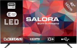 Salora 40FDB200 tv 101,6 cm (40") Full HD Zwart 200 cd/m² — thumbnail 1