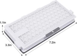 2 HEPA Airclean Plus 50 filters voor Miele Complete C3 Powerline, S8340 stofzuigerfilters - Air Clean SF-HA 50 voor Complete C2 C3 Compact C1 C2 - 2 stuks stofzuigerreserveonderdelen accessoires van — thumbnail 7