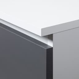 TV Meubel / AKORD Furniture Factory / Wit - Grafietgrijs / 2 Deuren / 40 cm x 120 cm — thumbnail 4