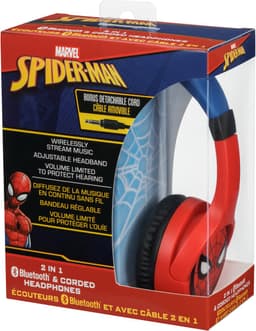 Spiderman - draadloze kinderkoptelefoon - met volumebegrenzing - lange speeltijd - met extra audiokabel - bluetooth — thumbnail 7