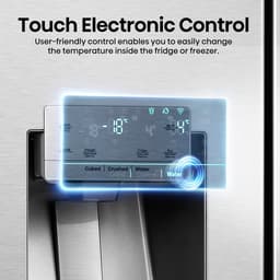 Hisense RS818N4TIC - Amerikaanse koelkast - Energielabel C - Water- & ijsdispenser - Metal Cooling - No Frost - RVS - Multi-Air Flow - Fast Freeze - 35dB (A) - Inverter Compressor - 632 Liter — thumbnail 23