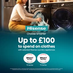 Hisense 3S Serie DH3S902BB3 - Zwarte Wasdroger met Energielabel C - Warmtepompdroger - 9kg - ConnectLife - Trommelverlichting - AutoDry - Quick Dry - Allergy Care — thumbnail 12