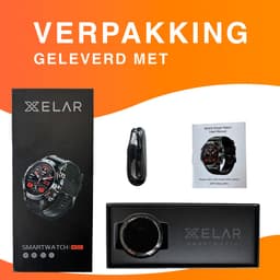 Xelar Ultra - Outdoor Heren Smartwatch - Hartslagmeter - Stappenteller - Slaapmonitor - Multisport - IP67 Waterdicht - Geschikt voor alle Smartphones - Zwart — thumbnail 8