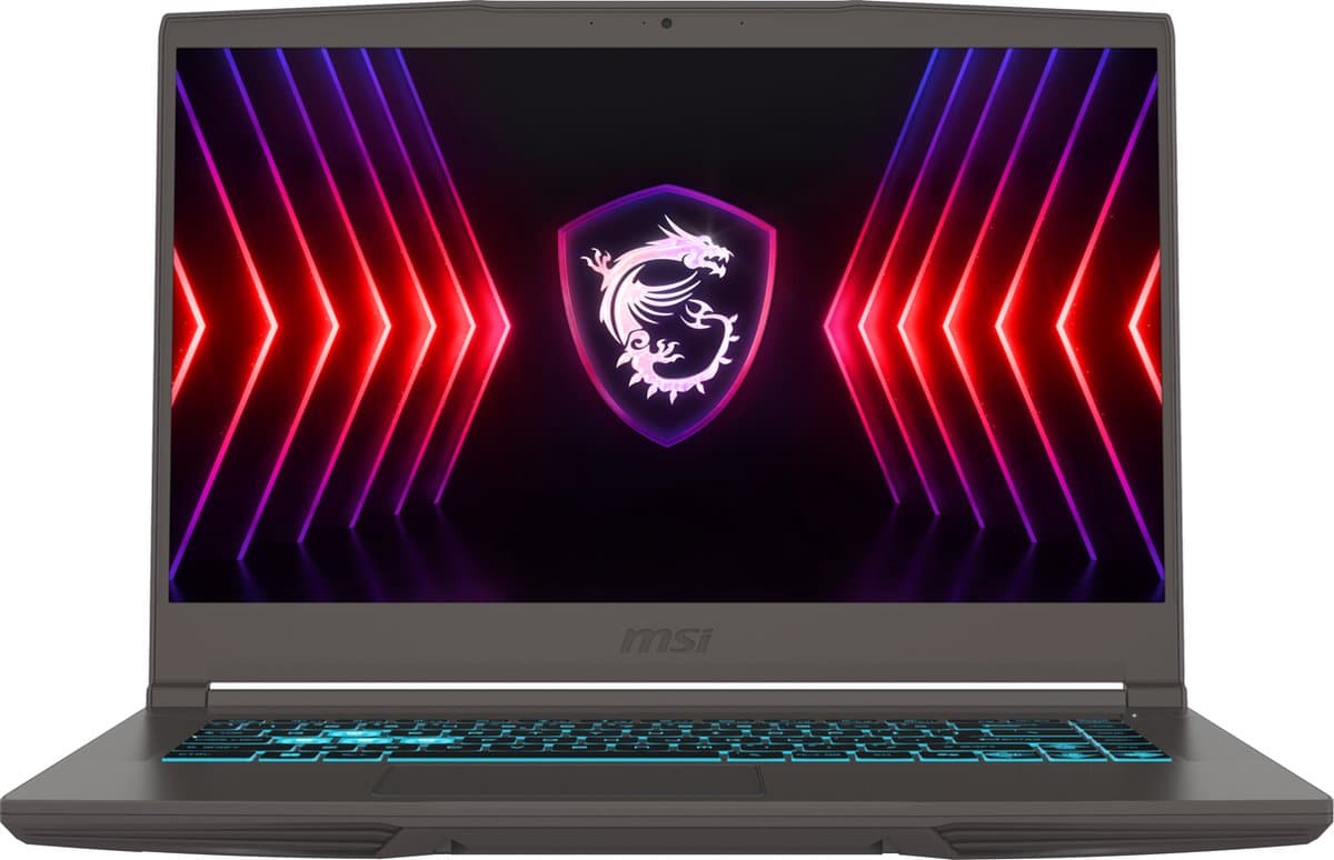 MSI Thin 15 B12UC-1253NL - Gaming laptop - Core i7 - RTX 3050 - 16GB/512GB - 144 Hz - 15.6 inch — afbeelding 1
