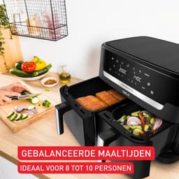 Tefal Easy Fry Dual XXL EY9428 - Dubbele Airfryer XXL - 11L - Dubbele Mand - 2-in-1 Functie - Tot 8 personen — thumbnail 4