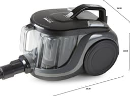 DOMO DO7295S - Stofzuiger zonder zak - HEPA - 2,5 L - 850W - Zwart — thumbnail 4