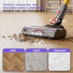 DYNA® Steelstofzuiger Met Snoer - Steelstofzuiger - Stofzuiger - Zwart - ‎40cm x 30cm x 20cm — thumbnail 8